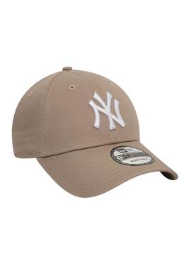 Gorra New Era 9FORTY Yankees New York League camel para mujer y hombre