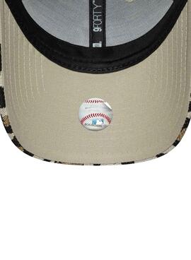 Gorra New Era Midi New York Yankees 9FORTY estampado leopardo para mujer