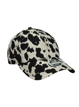Gorra New Era New York Yankees 9FORTY estampado vaca para mujer