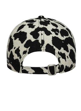Gorra New Era New York Yankees 9FORTY estampado vaca para mujer