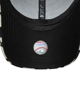 Gorra New Era New York Yankees 9FORTY estampado vaca para mujer