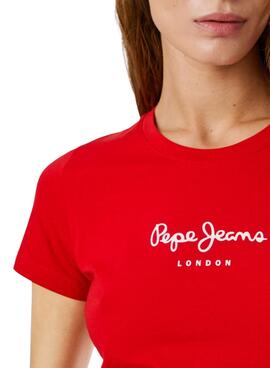 Camiseta Pepe Jeans Virginia rojo para mujer