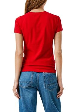 Camiseta Pepe Jeans Virginia rojo para mujer