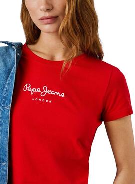 Camiseta Pepe Jeans Virginia rojo para mujer