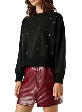 Sudadera Pepe Jeans Baulena negro para mujer