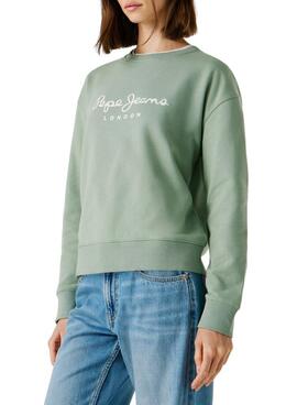 Sudadera Pepe Jeans Maty verde para mujer