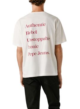 Camiseta Pepe Jeans Garret blanco para hombre
