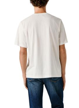 Camiseta Pepe Jeans Griffin blanco para hombre