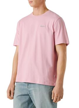 Camiseta Pepe Jeans Connor rosa para hombre