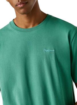Camiseta Pepe Jeans Connor verde para hombre