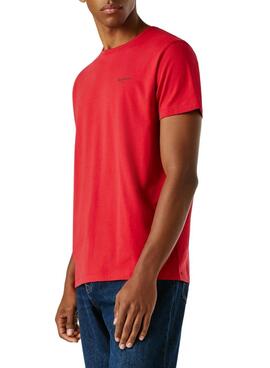 Camiseta Pepe Jeans Connor rojo para hombre