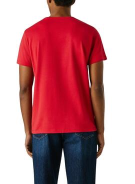 Camiseta Pepe Jeans Connor rojo para hombre