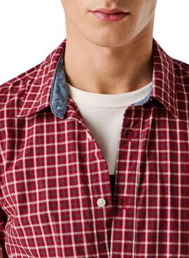 Camisa Pepe Jeans Capel rojo para hombre