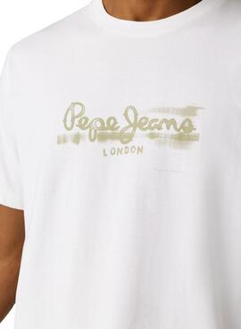 Camiseta Pepe Jeans Fantasy blanco para hombre