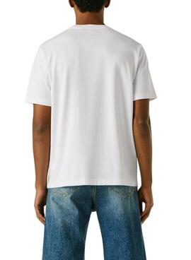 Camiseta Pepe Jeans Fantasy blanco para hombre