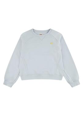 Sudadera Levis Meet And Greet azul para niña