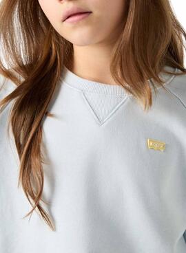 Sudadera Levis Meet And Greet azul para niña