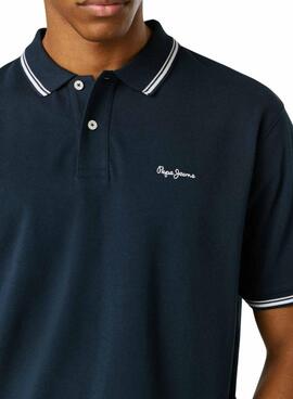 Polo Pepe Jeans Carson azul marino para hombre