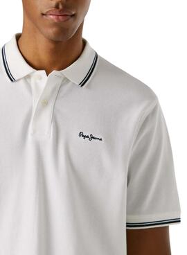 Polo Pepe Jeans Carson blanco para hombre