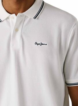Polo Pepe Jeans Carson blanco para hombre