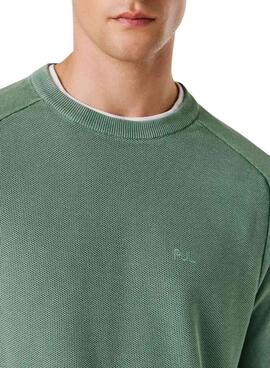 Jersey Pepe Jeans Fleet verde para hombre