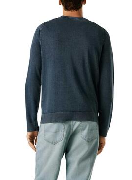 Jersey Pepe Jeans Fleet azul marino para hombre