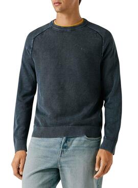 Jersey Pepe Jeans Fleet azul marino para hombre