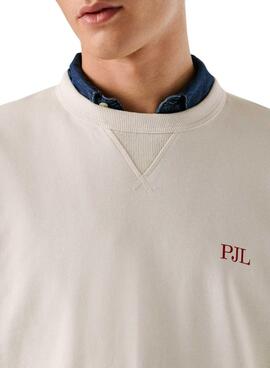 Sudadera Pepe Jeans Garret blanco marfil para hombre