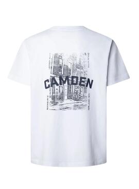 Camiseta Pepe Jeans Sean Camdem blanco para hombre