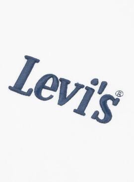 Sudadera Levi's Classic And Clean blanco para niño y niña