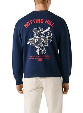 Sudadera Pepe Jeans Gideon azul para hombre