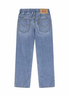 Pantalón vaquero Levis Baggy Barrel azul para niña