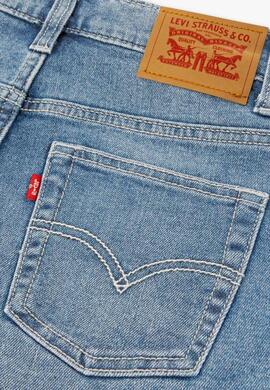 Bermuda Levis 511 Slim Fit azul para niño