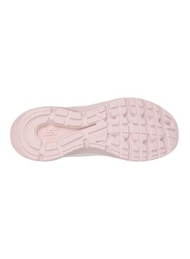 Zapatillas Skechers Go Run blanco y rosa para mujer
