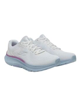 Zapatillas Skechers Go Run blanco y azul para mujer