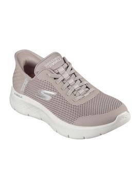 Zapatillas Skechers Go Walk beige para mujer