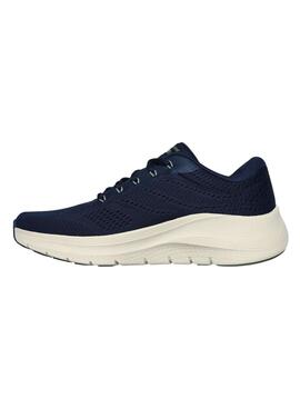 Zapatillas Skechers Arch Fit azul marino para hombre