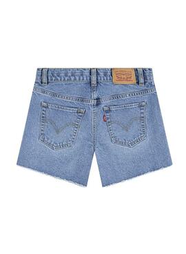 Short Levis A Line azul medio para niña