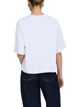 Camiseta Only Jossi New York blanco para mujer