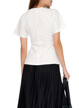 Camiseta Only Marie blanco para mujer