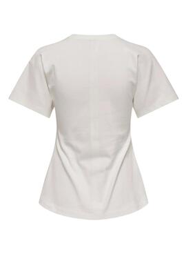 Camiseta Only Marie blanco para mujer