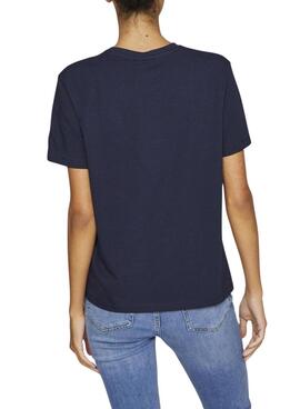 Camiseta Vila Vinora azul marino para mujer