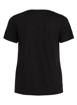Camiseta Vila Noel negro para mujer
