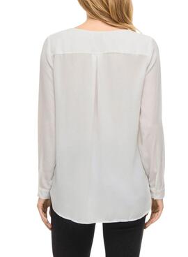 Camisa Vila Lucy blanco para mujer