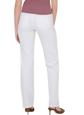 Pantalón vaquero Only Blush blanco para mujer