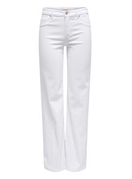 Pantalón vaquero Only Blush blanco para mujer