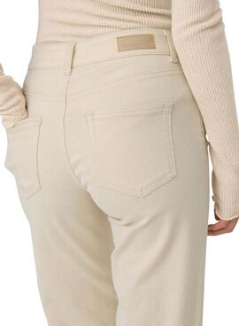 Pantalón vaquero Only Blush beige para mujer