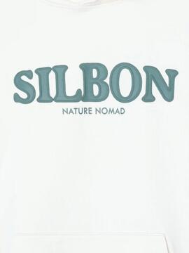 Sudadera Silbon Nomad capucha beige para hombre