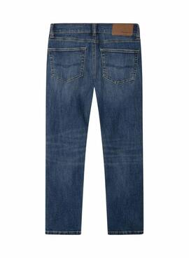 Pantalón vaquero Pepe Jeans Cashed Straight azul para niño