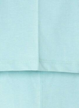 Camiseta Pepe Jeans New Arta logo azul claro para niño 